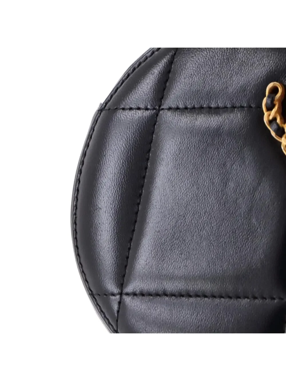 Chanel 19 Round Clutch With Chain #254491C26B